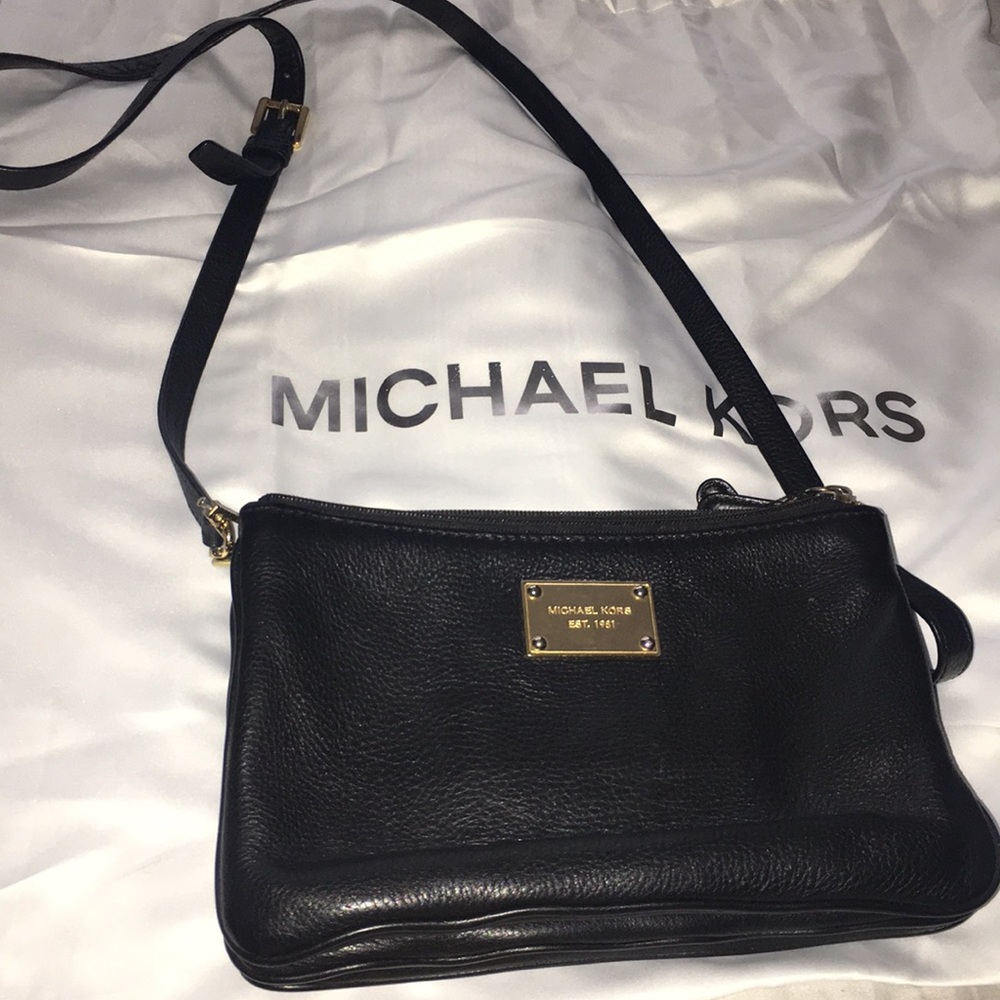 Michael Kors 3-zip crossbody bag